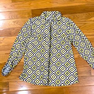 Zip Front Stretchy Top